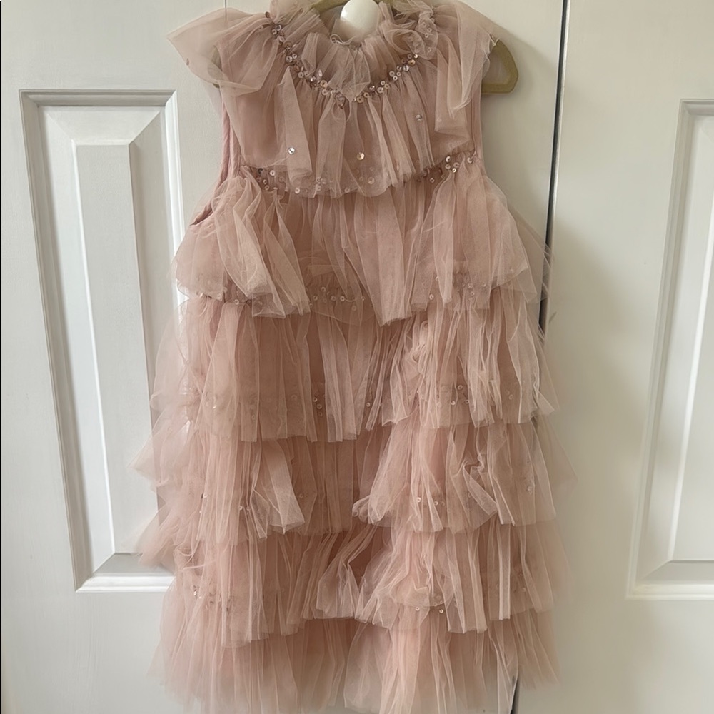Tutu Du Monde Pink Layered Tulle Dress